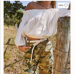 Free people off the shoulder top